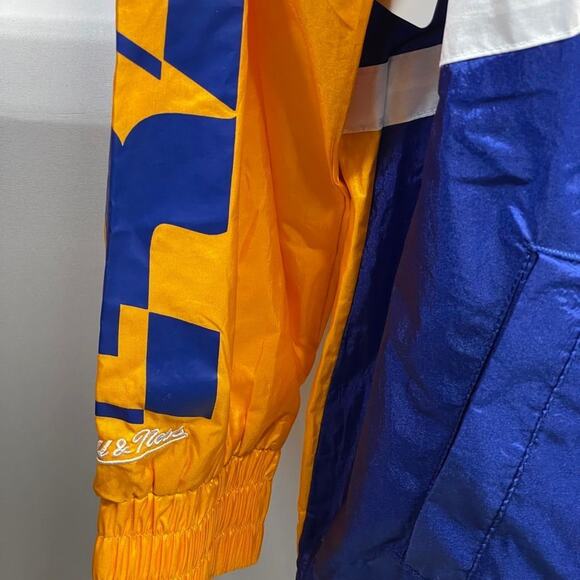 Los Angeles Rams Mitchell & Ness Full-Zip Windbreaker - Picture 3 of 7